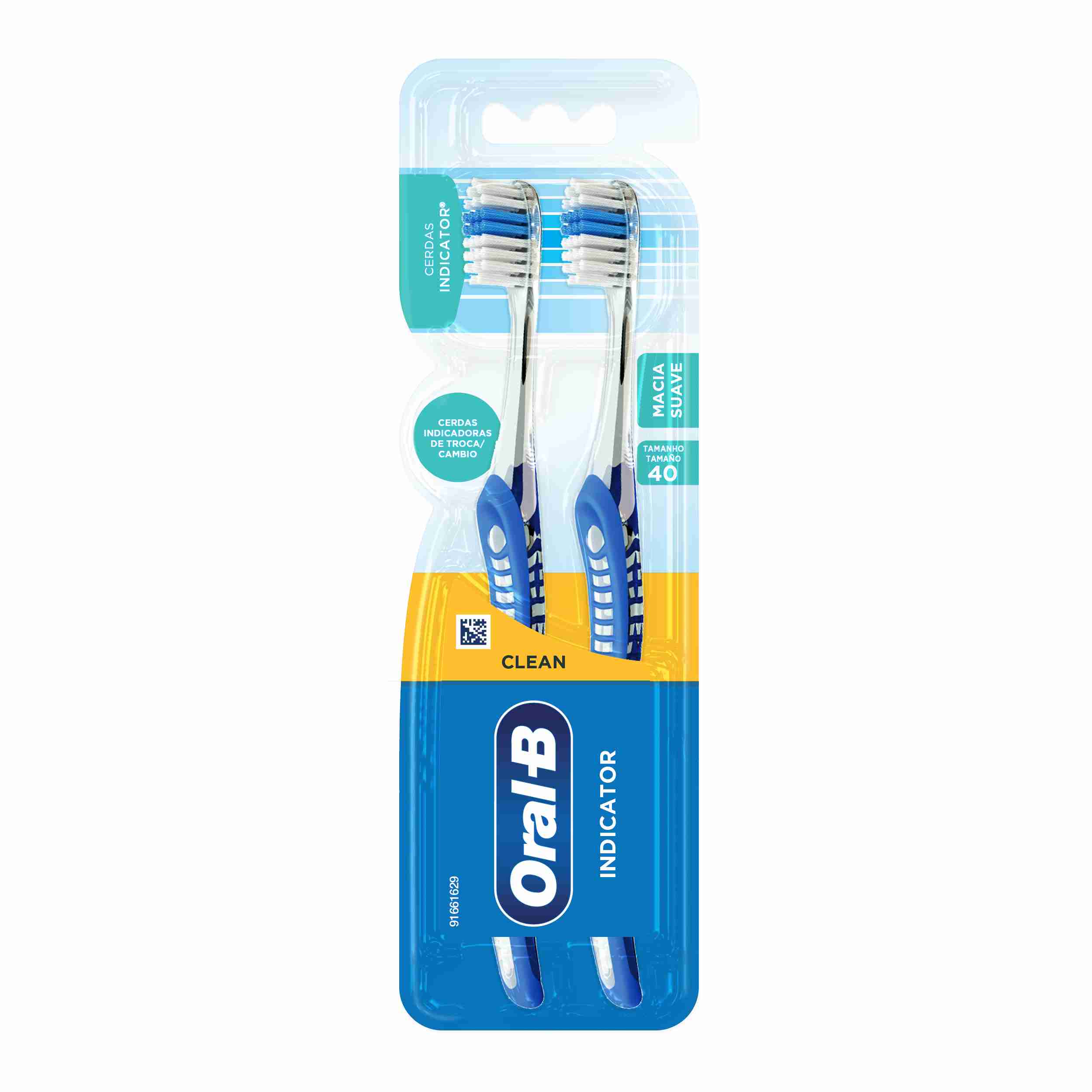 ESCOVA ORAL-B INDICATOR PLUS 40 MACIA LEVE 2 PAGUE 1                                                