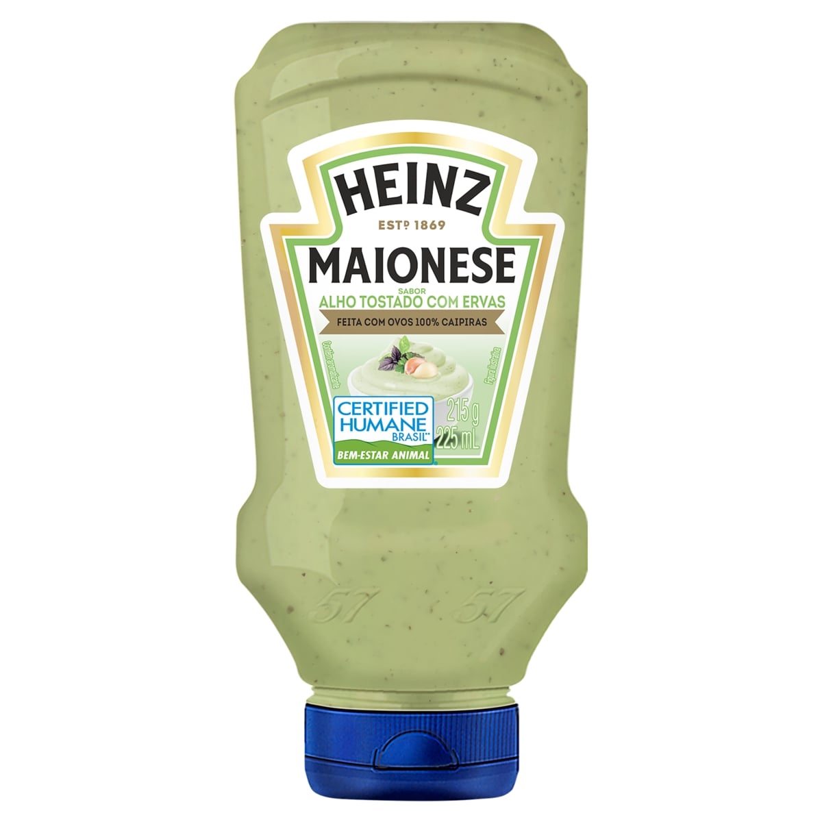 MAIONESE HEINZ ALHO TOSTADO COM ERVAS FP 215GR                                                      