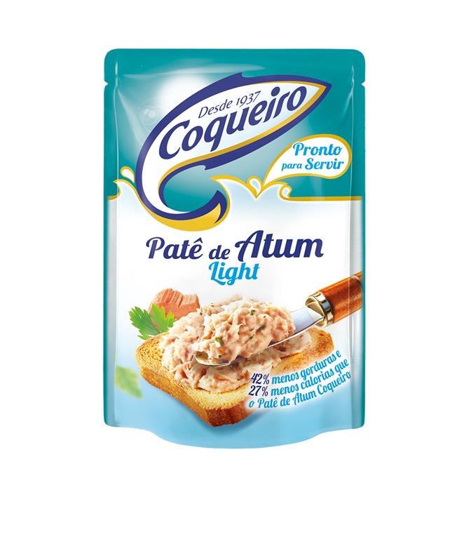 PATÊ DE ATUM LIGHT COQUEIRO SACHÊ 170G                                                               image number null