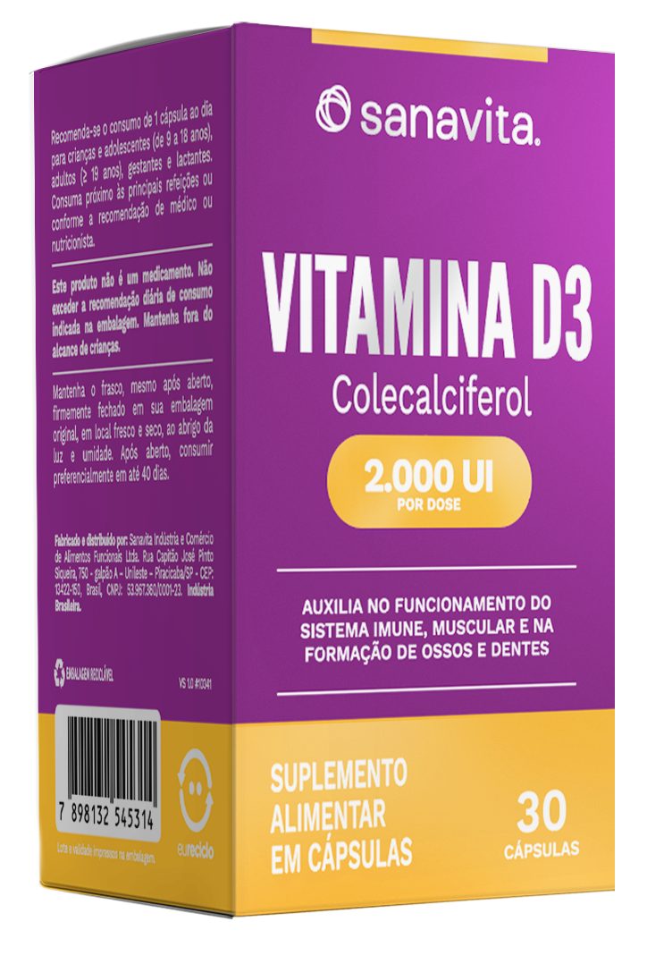 VITAMINA D3 GUMMY TANGERINA SANAVITA C/30 GOMAS                                                      image number null