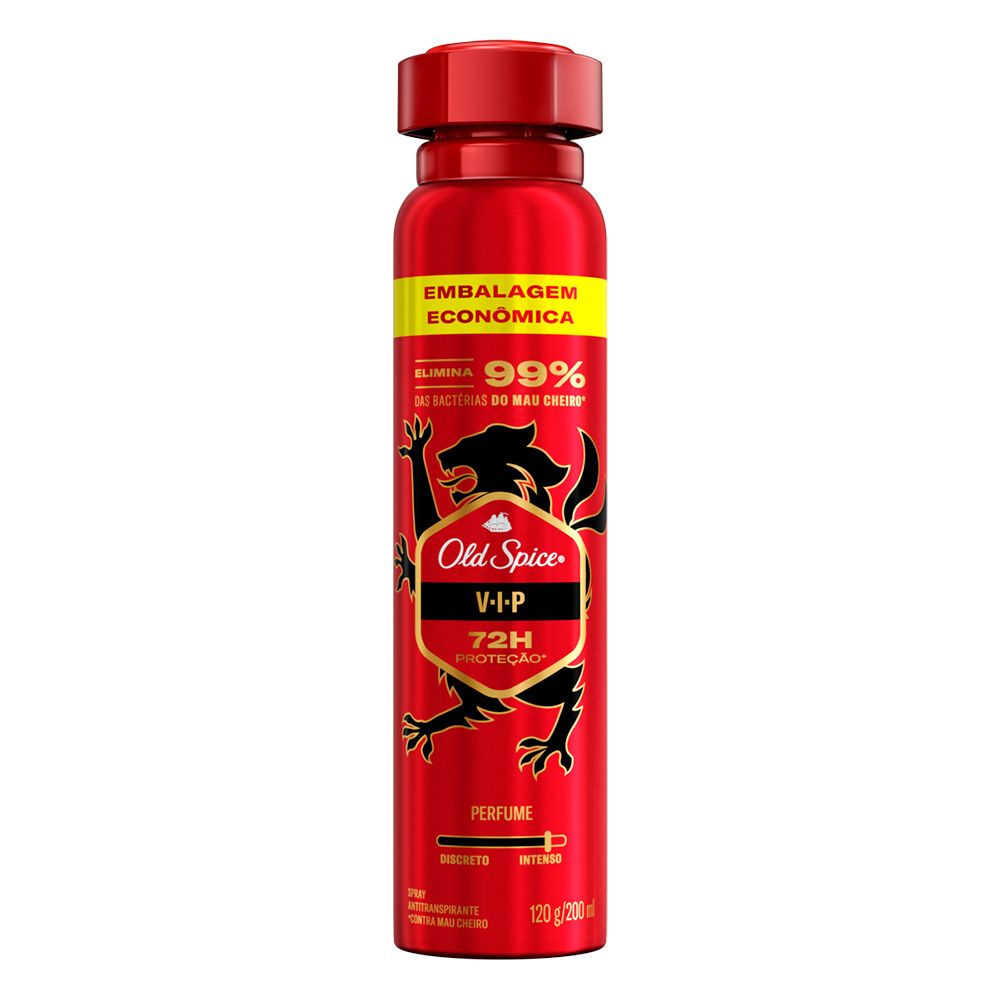 ANTITRANSPIRANTE OLD SPICE VIP EMBALAGEM ECONÔMICA 200ML                                            