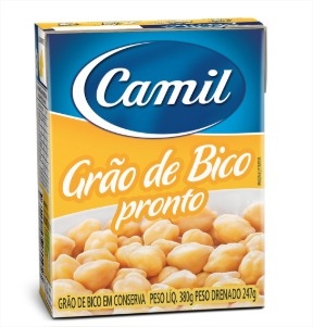 GRÃO DE BICO PRONTO CAMIL 380G                                                                      