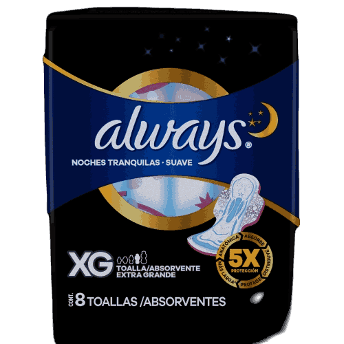 ABS.ALWAYS XG SUAVE NOTURNO C/8UN                                                                   