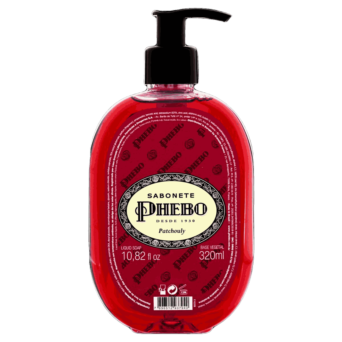 SABONETE LÍQUIDO PHEBO PATCHOULY 320 ML                                                             