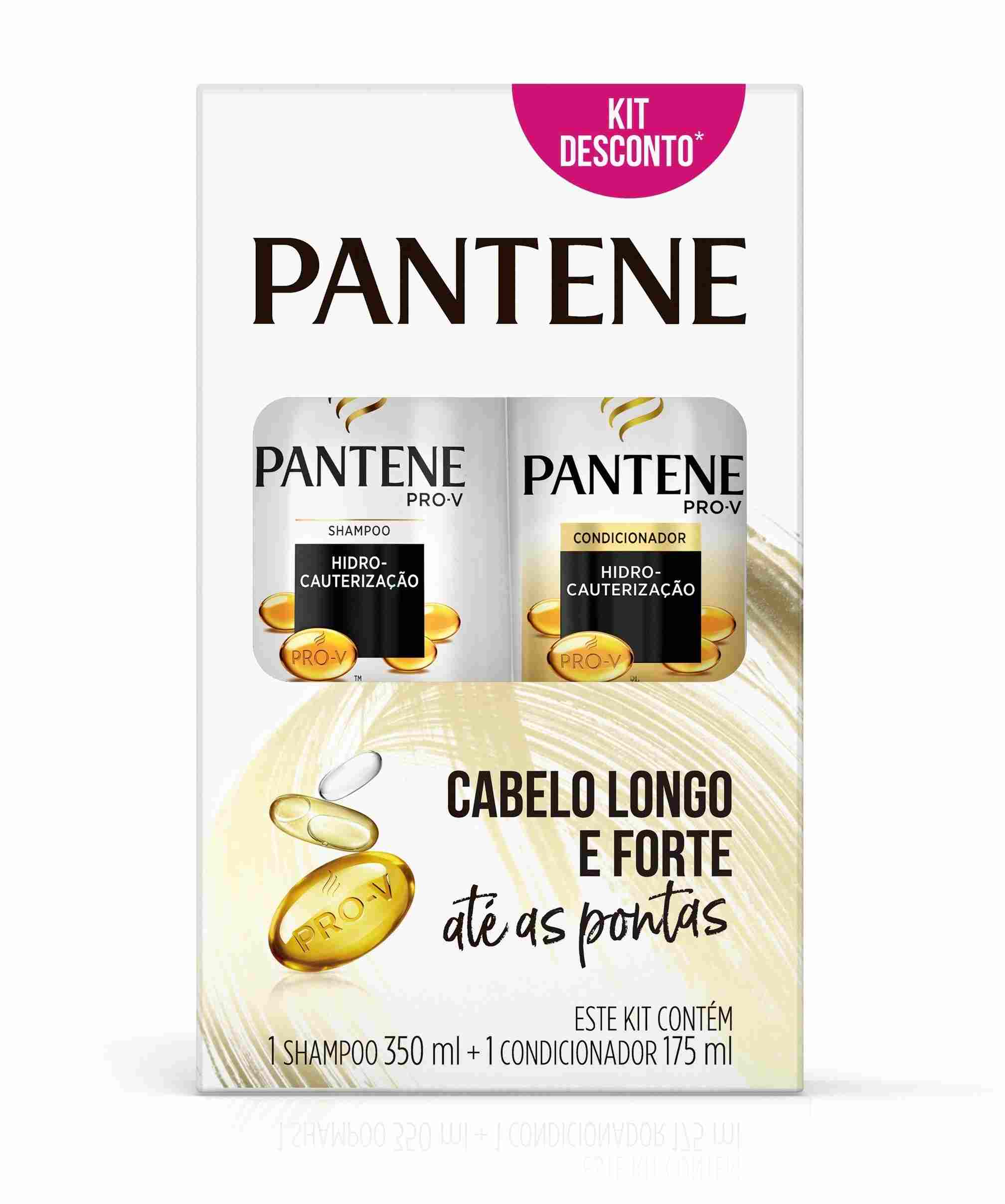 KIT SHAMPOO 350ML + CONDICIONADOR 175ML PANTENE HIDROCAUTERIZAÇÃO                                    image number null