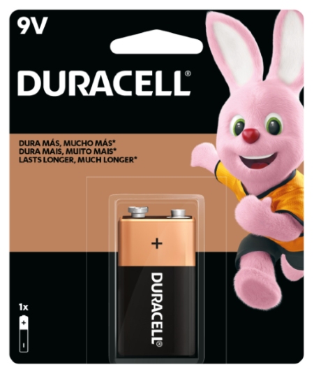 BATERIA DURACELL 9V COM 1 UNIDADE                                                                   