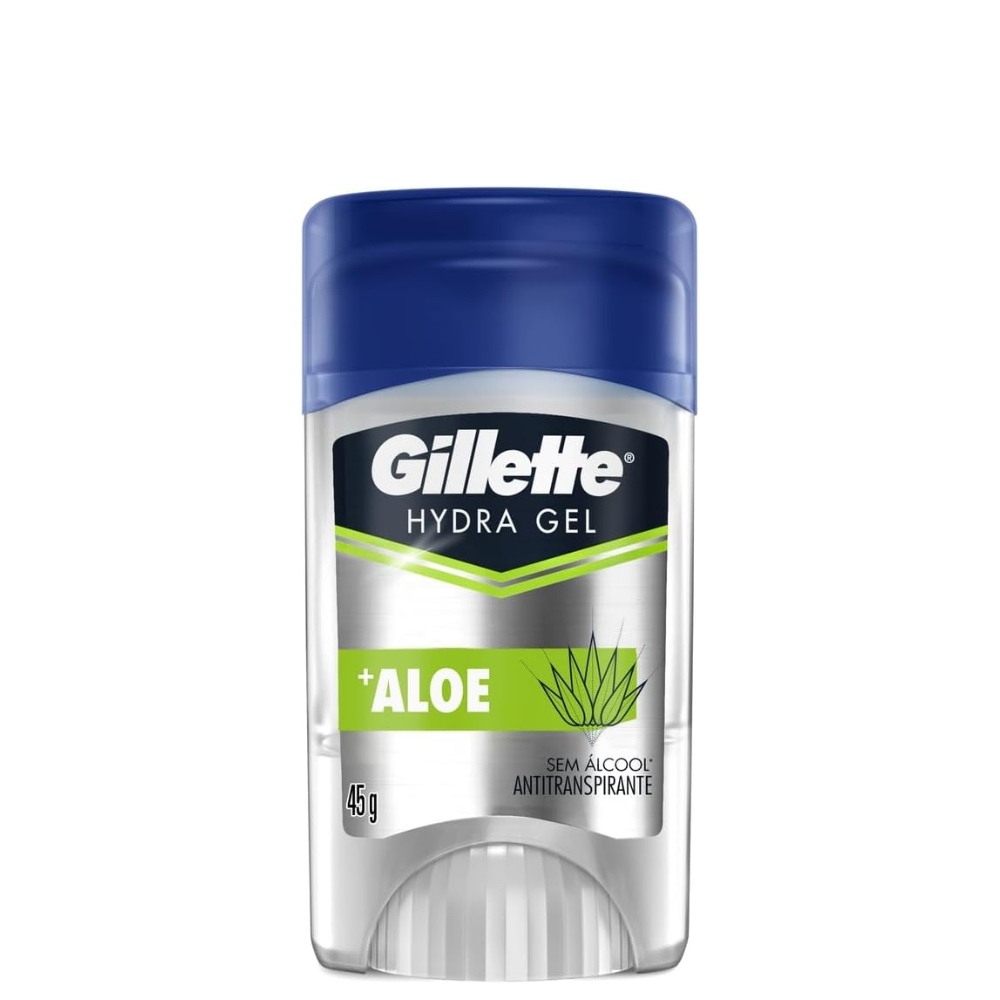 ANTITRANSPIRANTE GILLETTE HYDRA GEL + ALOE 45G                                                      