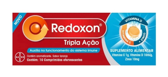 REDOXON TRIPLA AÇÃO COM 10 COMPRIMIDOS EFERVESCENTES                                                