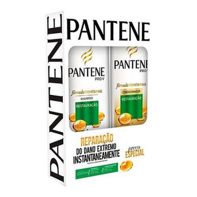 KIT SHAMPOO + CONDICIONADOR PANTENE RESTAURAÇÃO 175ML                                               