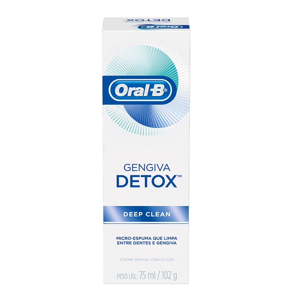 CREME ORAL-B DETOX DEEP CLEAN 102G                                                                  