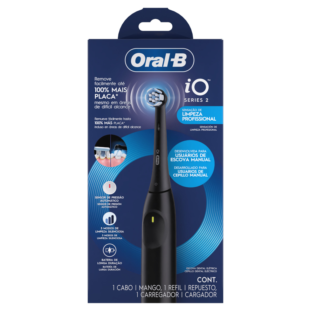 ESCOVA ELETRICA RECARREGAVEL ORAL-B IO SERIES 2 BIVOLT                                              