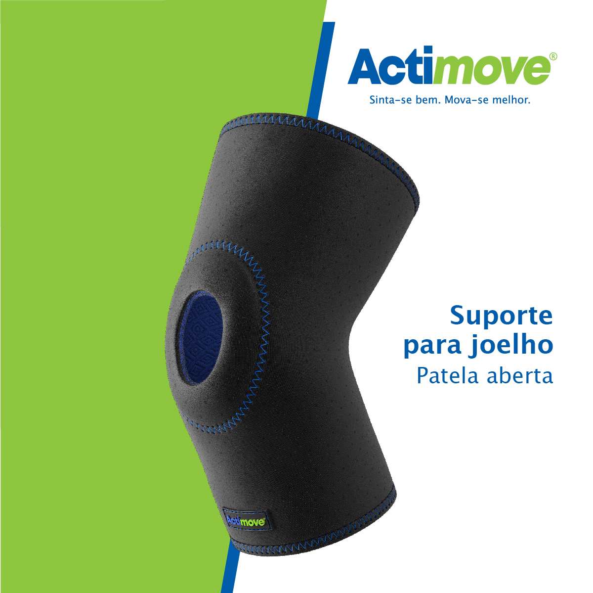 JOELHEIRA ACTIMOVE SPORT PATELA ABERTA TAMANHO XG                                                   