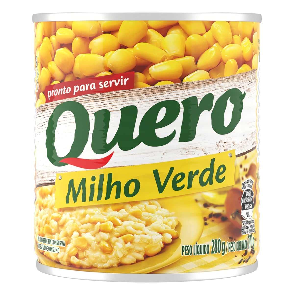 MILHO VERDE QUERO LATA 170G                                                                         