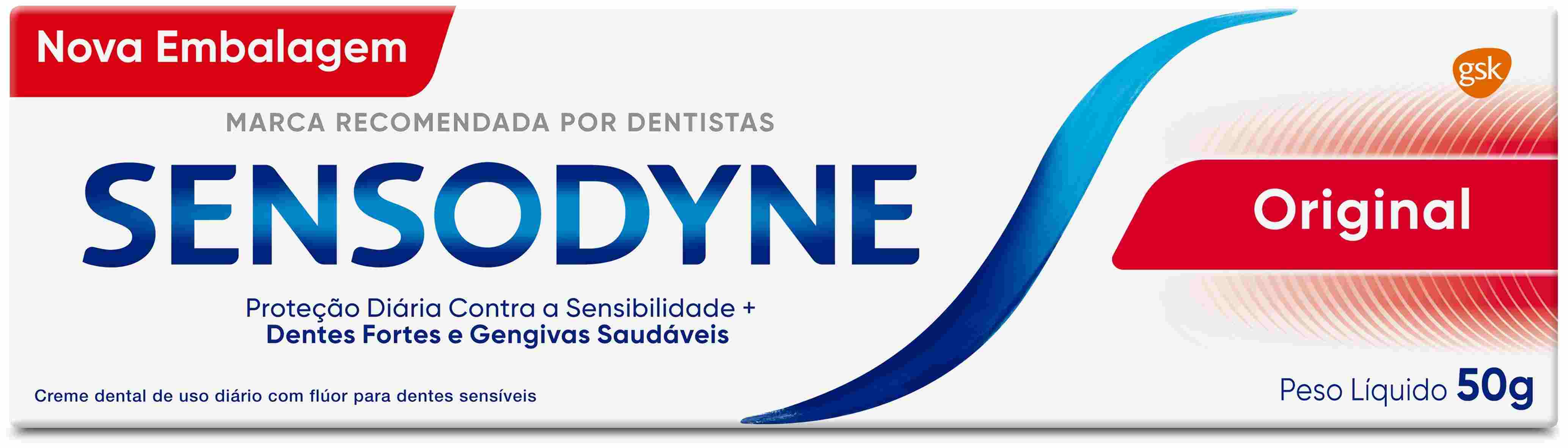 CREME DENTAL SENSODYNE ORIGINAL 50G                                                                 