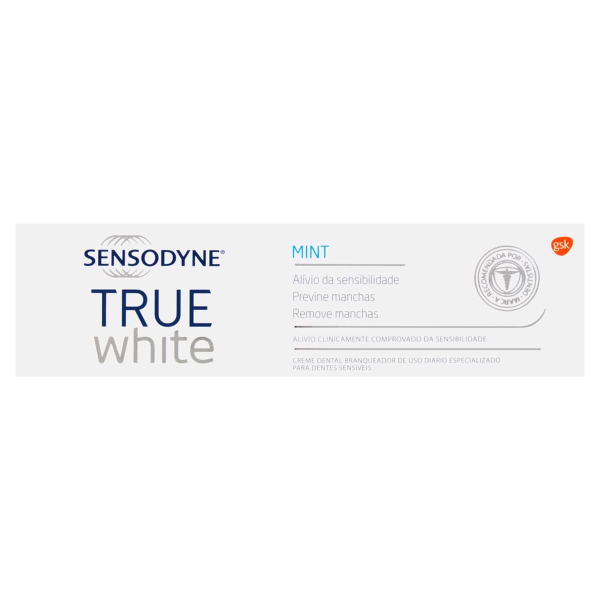 CREME DENTAL SENSODYNE TRUE WHITE MINT 100G                                                         