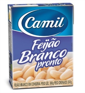 FEIJÃO BRANCO PRONTO CAMIL 380G                                                                     