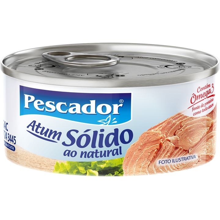 ATUM PESCADOR SOLIDO AO NATURAL LT 140GR                                                            