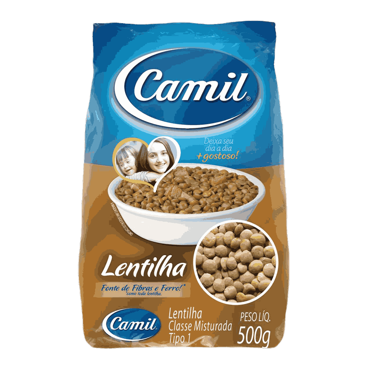 LENTILHA CAMIL 500GR                                                                                