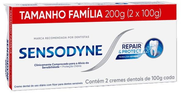 KIT CR.SENSODYNE REPAIR E PROTECT 100GR C/2UN                                                       