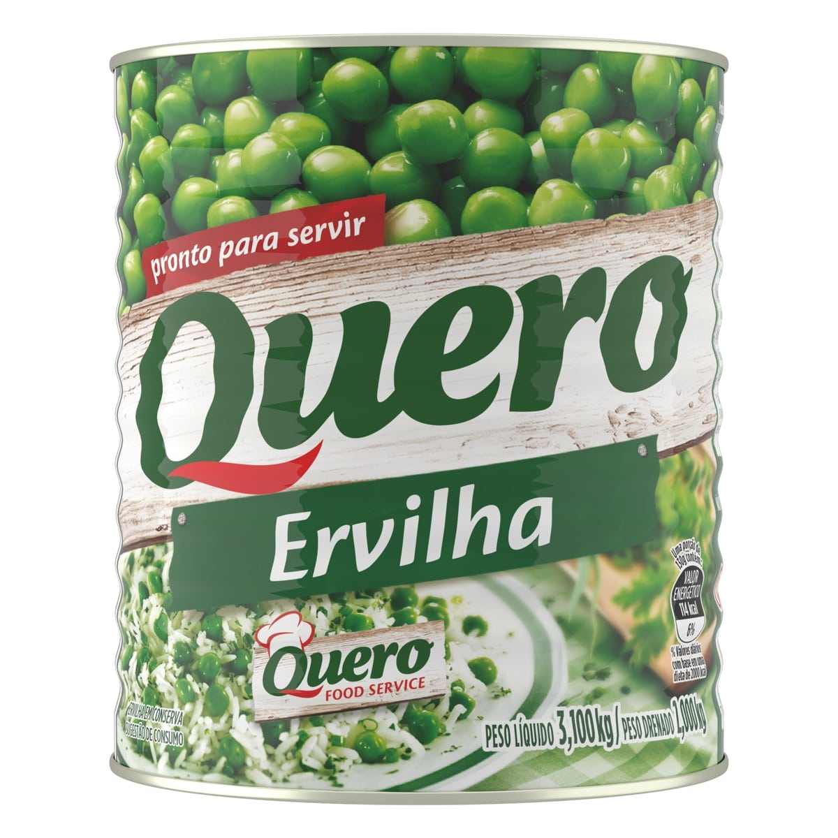 ERVILHA QUERO LATA 2KG                                                                              