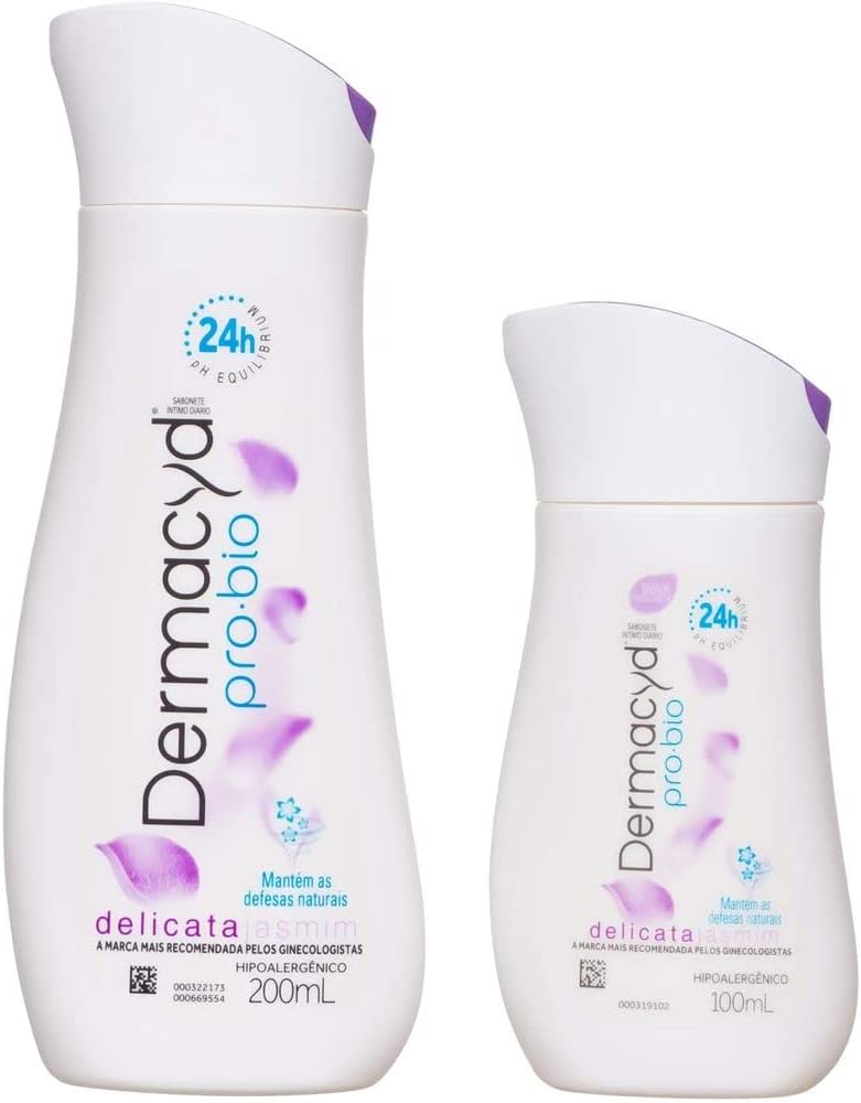 KIT SABONETE INTIMO DERMACYD JASMIM 200ML100ML                                                      