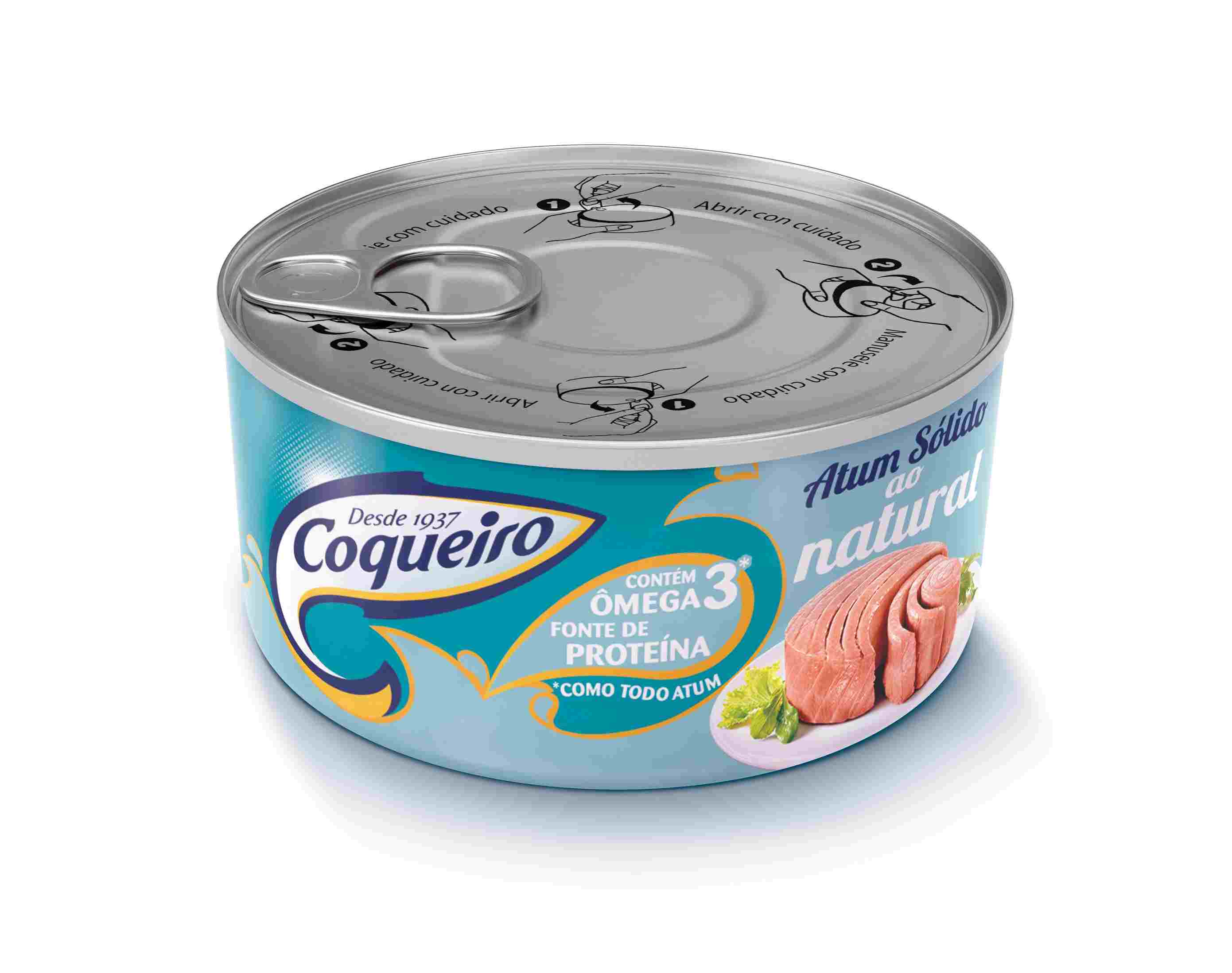 ATUM SÓLIDO AO NATURAL COQUEIRO LATA 170G                                                            image number null