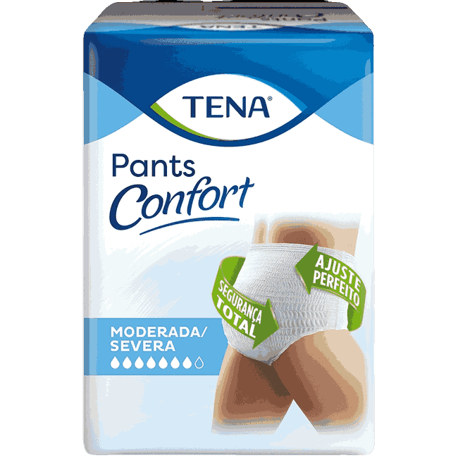 ROUPA ÍNTIMA TENA PANTS ULTRA CONFORT G/EG COM 8 UNIDADES                                           