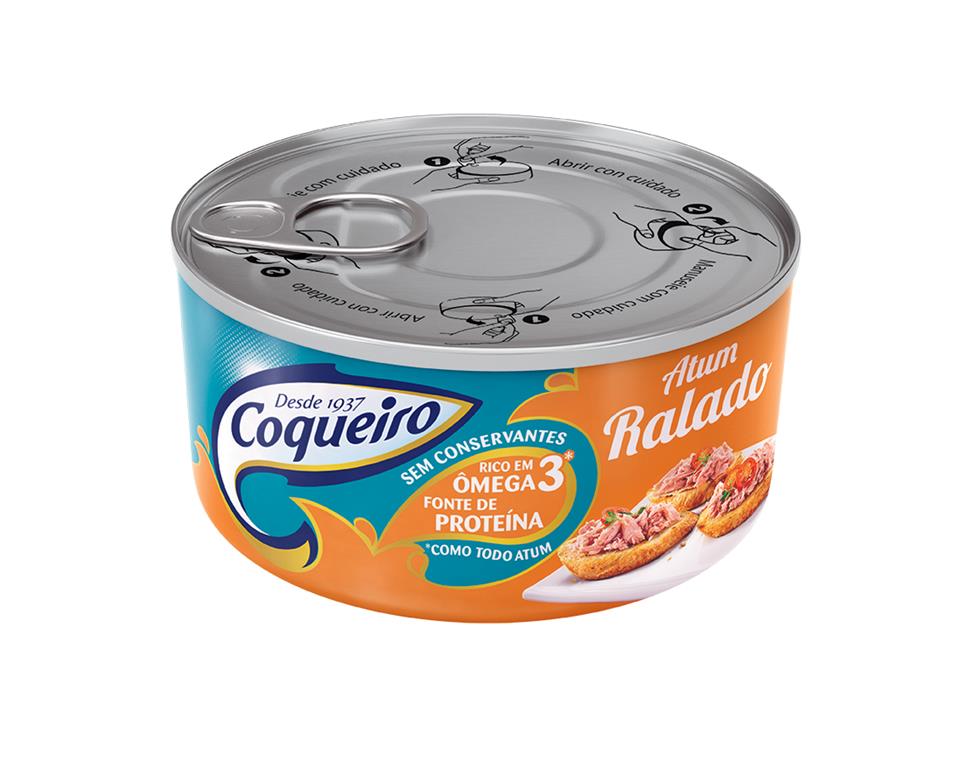 ATUM RALADO EM ÓLEO COQUEIRO LATA 170G                                                               image number null