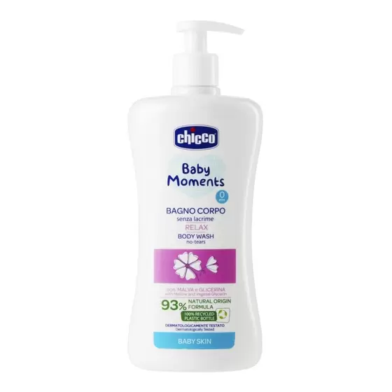 SABONETE LIQ.RELAXANTE BABY MOMENTS CHICCO 500ML                                                    