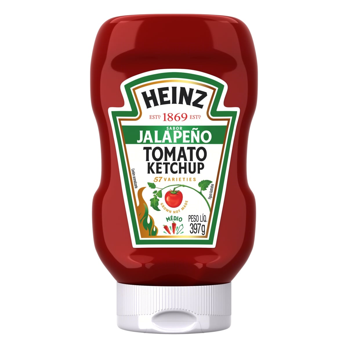 KETCHUP JALAPENO HEINZ 397G                                                                         