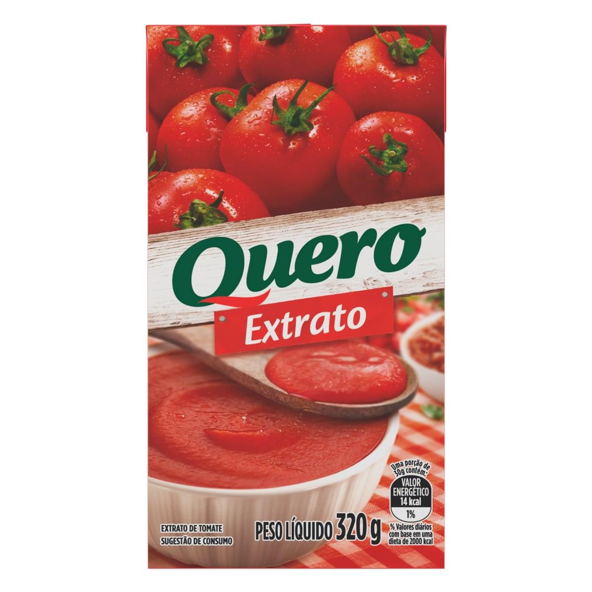 EXTRATO DE TOMATE QUERO 320G                                                                        