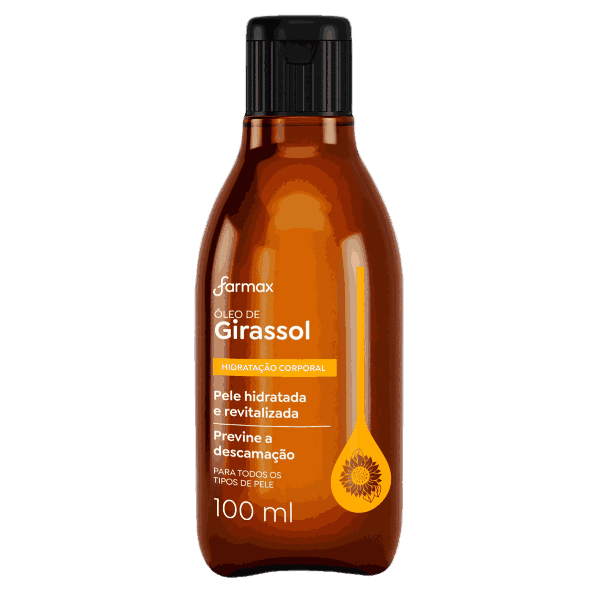 ÓLEO CORPORAL DE GIRASSOL FARMAX 100ML                                                              