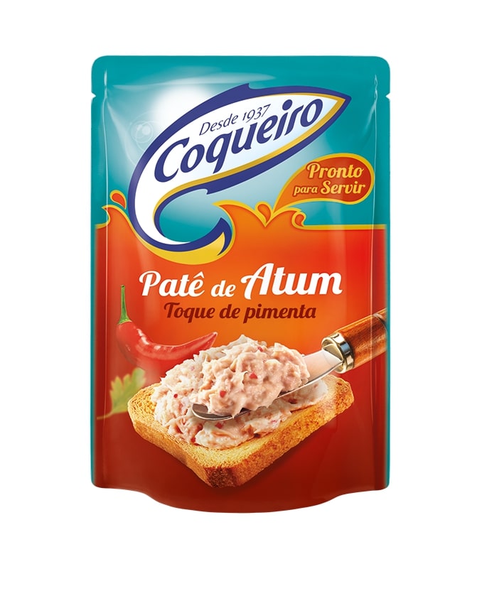 PATÊ DE ATUM COM PIMENTA COQUEIRO SACHÊ 170G                                                         image number null