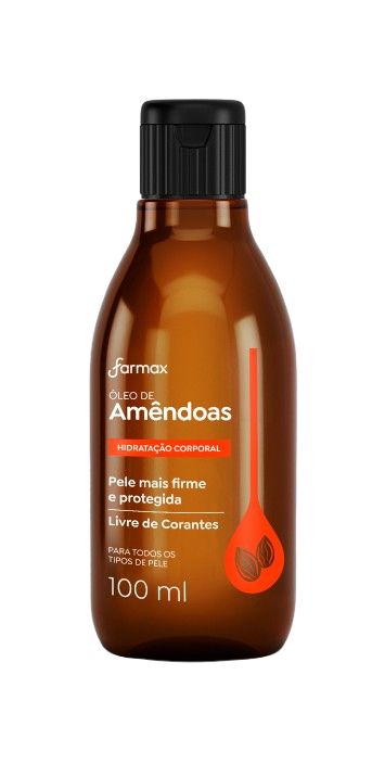 OLEO CAPILAR E CORPORAL FARMAX AMENDOA 100ML                                                        