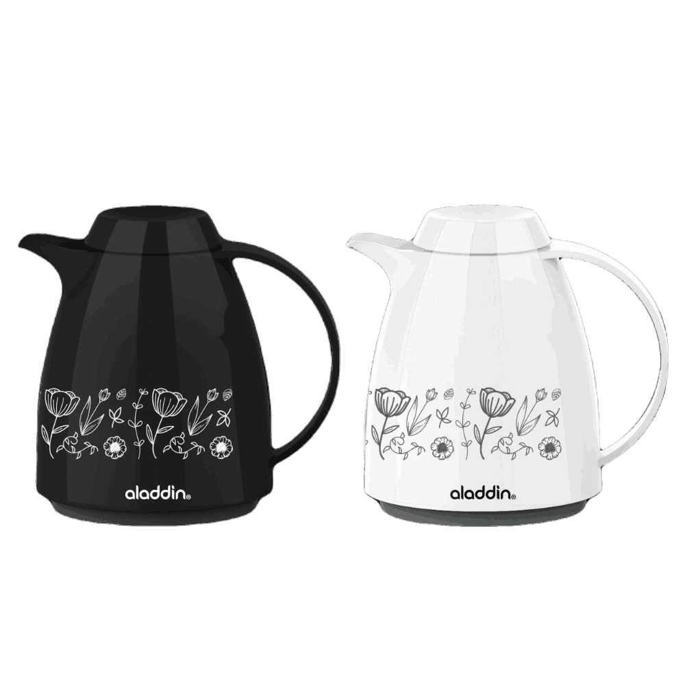 GARRAFA ALADDIN BULE VERONA LIBERTY ROLHA BRANCO OU PRETO 400ML                                      image number null
