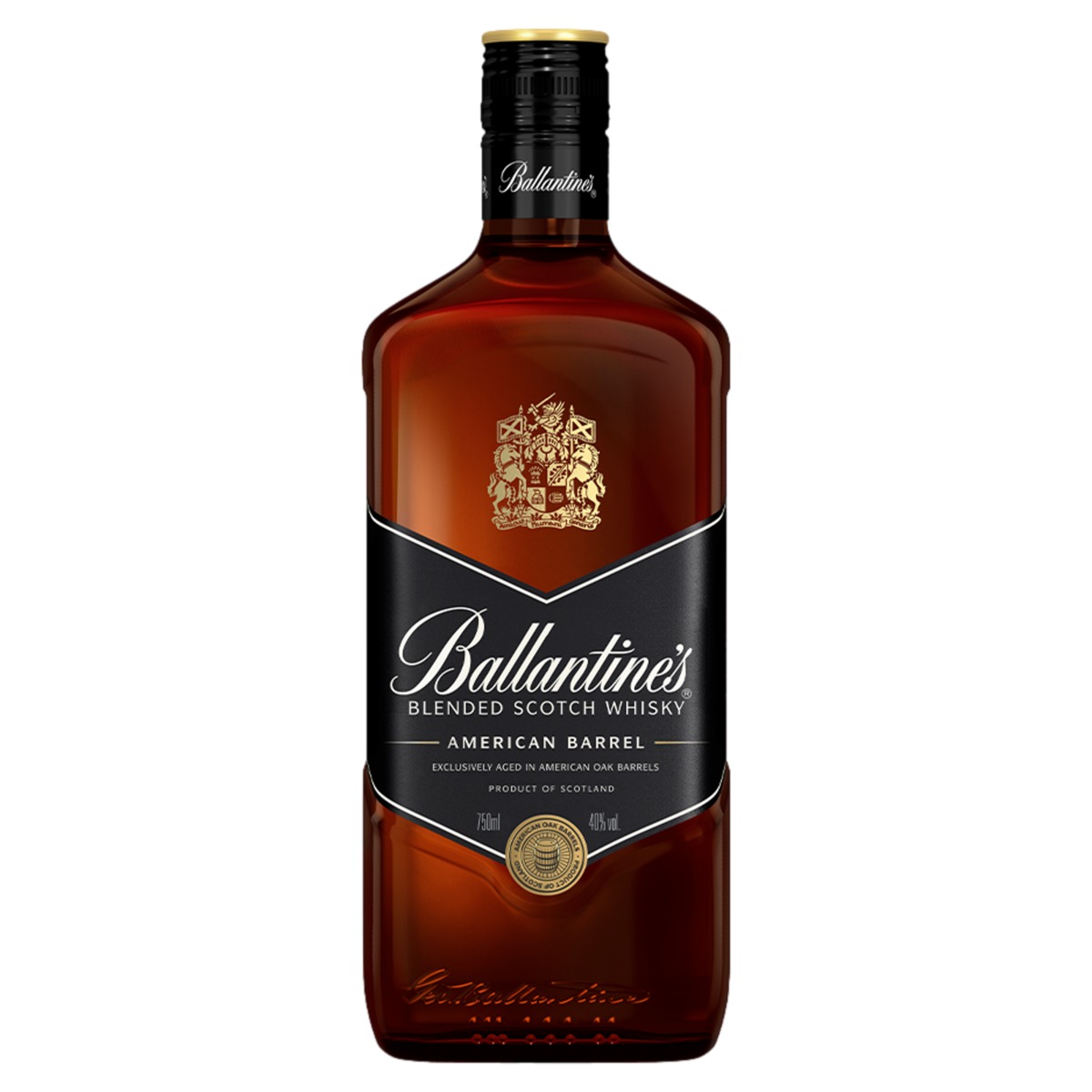 WHISKY BALLANTINES AMERICAN BARREL 750ML                                                            