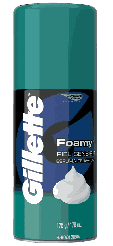 ESPUMA FOAMY PELE SENSÍVEL GILLETTE 175G                                                            