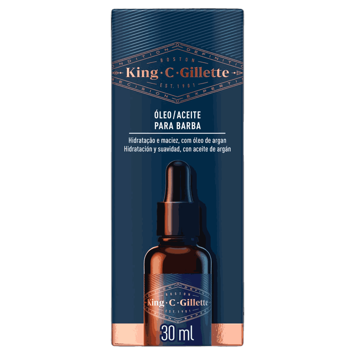 OLEO PARA BARBA GILLETTE 30ML                                                                       
