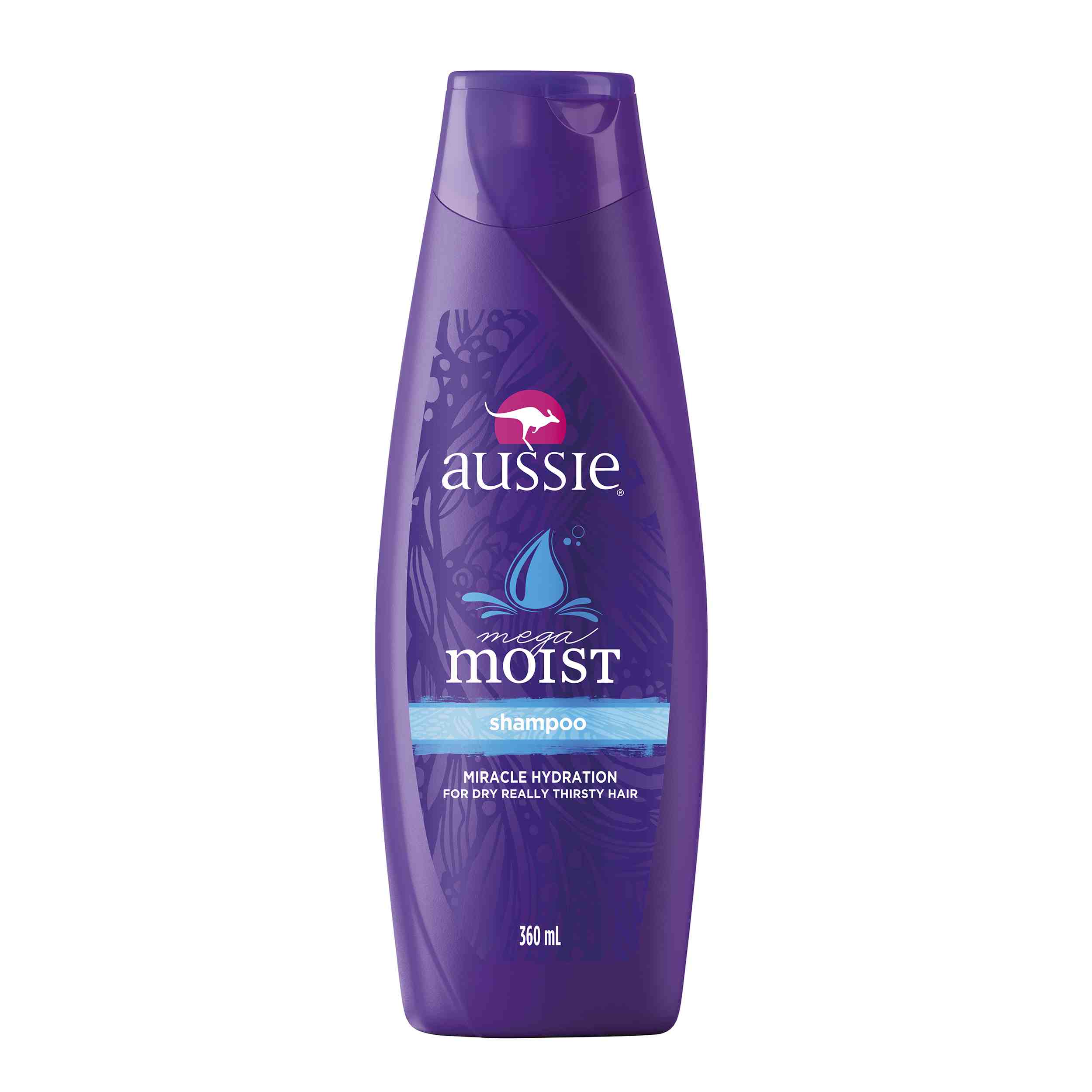 SHAMPOO AUSSIE MEGA MOIST HIDRATAÇÃO 360ML                                                          