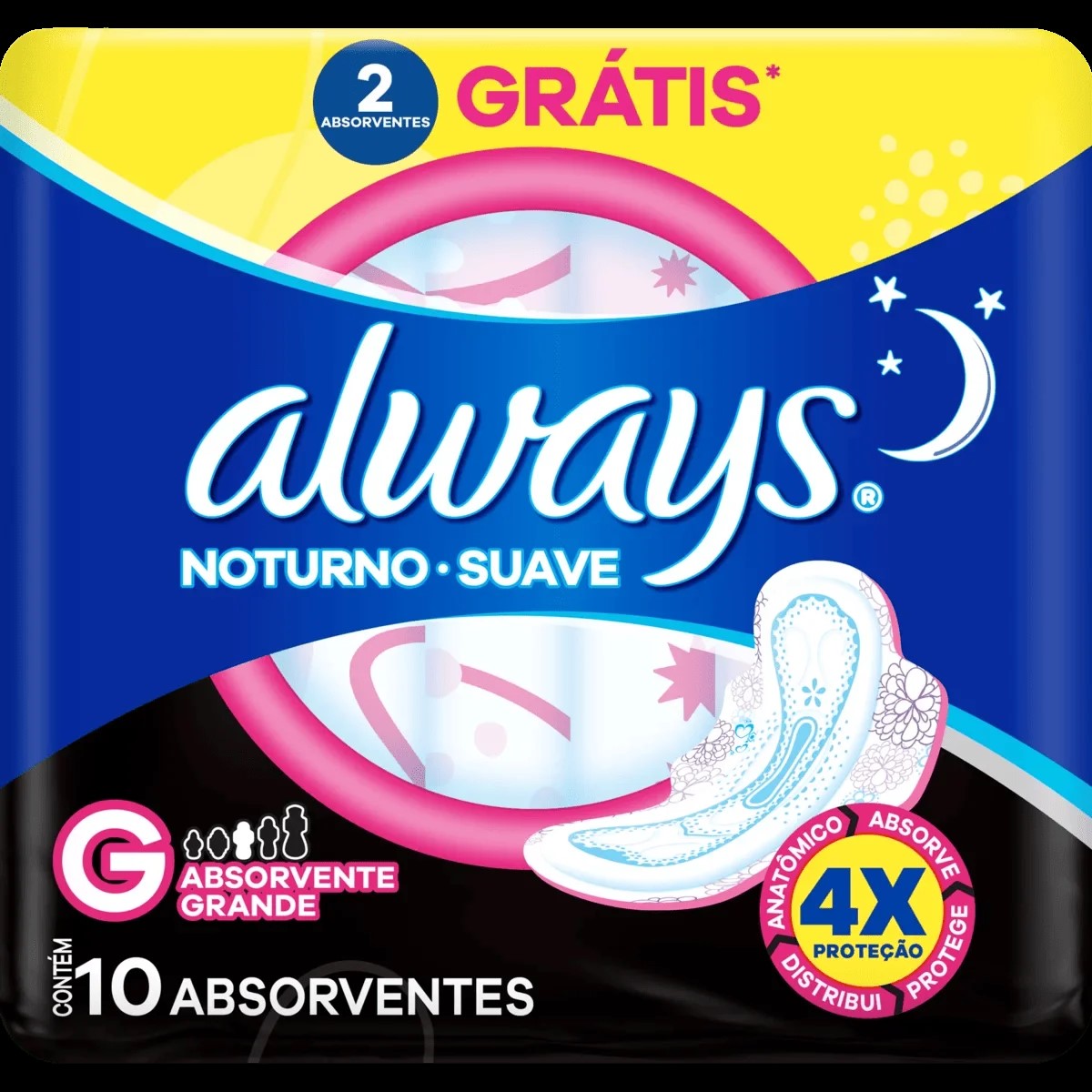 ABS.ALWAYS G NOTURNO LV10PG8                                                                        