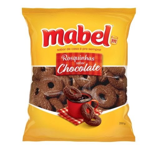 BISC.MABEL ROSQUINHA CHOCOLATE 350GR                                                                